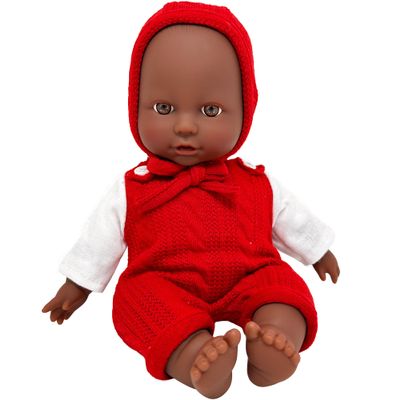 12 inch Realistic Baby Doll with Soft Body and Vinyl Head, Arms, and Legs, Beautiful Soft Baby Doll Dressed in a Matching Onesie and Hat  Packaged in a Gift Box Ideal Size for Toddlers, Boys, Girls