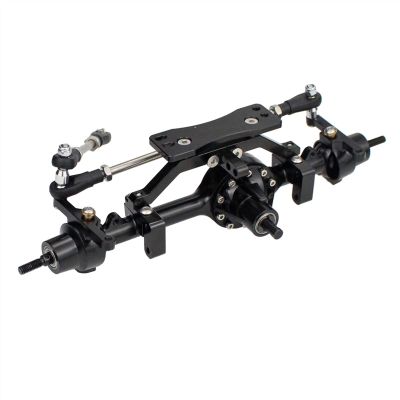 Aluminum Alloy Front Rear Complete Portal Axle CNC Machined for 1:10 RC Crawler for for RC4WD D90 for Yota II Upgrade Parts Modification Accessories (Color : Front)