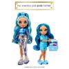 Rainbow High Jr High PJ Party - Skyler, Blue 9" Posable Fashion Doll with Soft Onesie, Slippers, Fun Play Accessories, Great Toy Gift for Girls Kids Ages 4-12 Years view 4