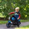Aosom Kids Motorcycle with Training Wheels, 6V Ride-on Toy for Toddler Ages 18-48 Months, Battery-Operated Motorbike for Kids with Single-Button Start, Headlight, Blue view 2