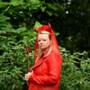 Treasure Gurus Sequin Red Devil Pitchfork Wand Cosplay Staff Halloween Party Costume Accessory view 4