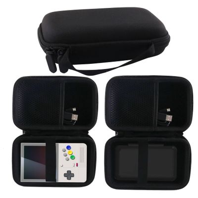 WERJIA Hard Carrying Case Compatible with Retroid Pocket Classic/Retroid Pocket Flip 2/ Flip Retro Game Handheld Console (Black)