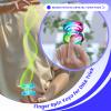 MAGICYOYO Pack of 2 Yoyos - K2 Responsive Yo-yo for Kids Beginners Yo Yo with 2 Yoyo Gloves, 2 Yo yo Bags, 12 Yo-yo Strings (Crystal Green+Blue Pink Yellow) view 2