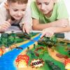 TALGIC Army Men Toys Large Battle Playset-Set Includes Army Men Action Figures, Military Battle Mat, Tanks, Helicopters, Jeep, Ambulance, Trucks, Cannon, Tents (120 PCS) view 2