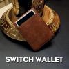 blue-ther Switch Wallet Magic Tricks Close Up Street Illusions Gimmicks Amazing Card to Wallet Magician Money Transformations Magic Props (Black) view 3