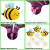 3pcs Bee Balloon 6Pcs Daisy Flower foil Balloons Bumble Bee foil Balloon for Daisy Bee Theme Birthday Baby Shower Wedding Party Decorations Supplies view 4