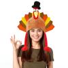 Asikkon Thanksgiving Turkey Hats Turkey Cap for Thanksgiving Night Event Dress-up Cosplay Costume Accessories view 1