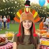 Asikkon Thanksgiving Turkey Hats Turkey Cap for Thanksgiving Night Event Dress-up Cosplay Costume Accessories view 2