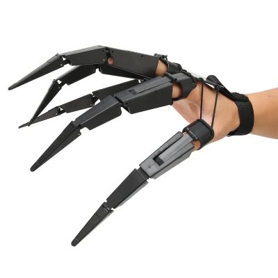 Halloween Articulated Fingers Horrific Finger Extension Party Supplies Props, Halloween Gear Articulated Finger Extensions Fits All Finger Sizes (Right Hand)