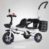 ButxeT Kids Tricycle-3 in 1 Kids Trike Bike Stroller- with Removable Push Handle-with Storage Basket-Safety Harness-1-6 Years Old Boy Girl Outdoor Toy Gifts,White view 1