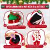 Gfilay Climbing Santa with Music, Christmas Tree Pendant Ornament Novelty Climbing Santa Claus on Rope, Holiday Decoration, Great Gift view 3