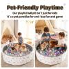 40Inch Kids Ball Pit, Foldable & Portable & Reusable Balls Pool for Toddlers,Playpen/Fence for Baby, Play Pool for Dog, Indoor & Outdoor Use, Oversized (Star/Moon) view 3