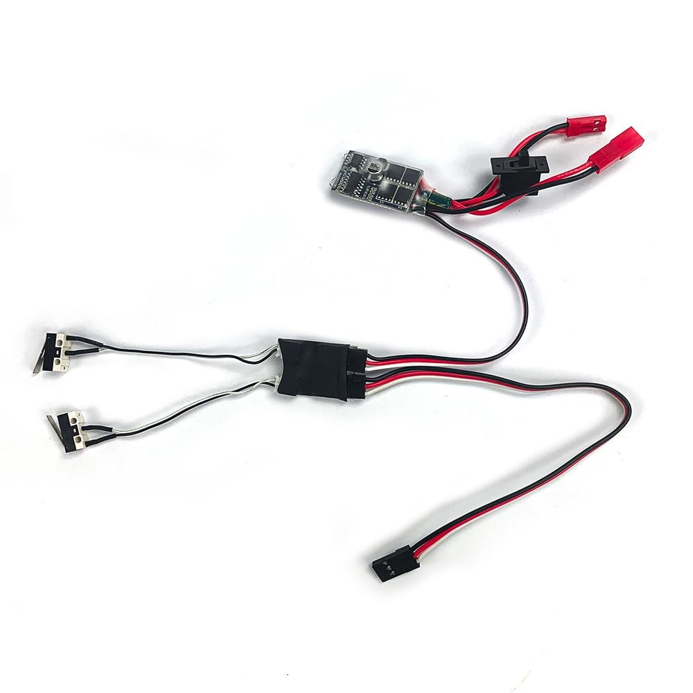 LESU 1/14 RC Hydraulic Truck Brushed ESC with Limit Switch for Construction Vehicle Dump Truck Metal Spare Parts