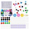214pcs Chemistry Molecular Model Organic Inorganic STEM Educational Science Set 78 Atoms 24 Electron Cloud Orbitals 110 Links Bonds 1 Box 1 Atoms Remover for Middle High School College Student Teacher view 1