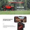 HTLNUZD 1/24 RC Truck 2428 4WD Electric RC Rock Crawler with LED Light 130 Carbon Brush Motor 3KM/H All Terrain Off Road Racing Car for Christmas,Festival Gift view 4
