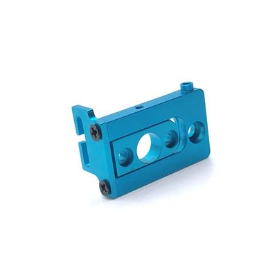 BrewJa Metal Upgrade Modified Motor Mount for Mosquito Car MINI-Z MINI-D MINI-Q Q8 Q9 1/28 RC Car Parts (Color : Sky Blue)