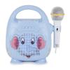 Singimals Kids Karaoke Speaker with Microphone - Unleash Your Child's Inner Superstar, Bluetooth v5.1, 12H Playtime, 5W Speaker, Multicolor LED Lighting, Elliot The Elephant view 1