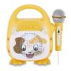 Singimals Kids Karaoke Speaker with Microphone - Unleash Your Child's Inner Superstar, Bluetooth v5.1, 12H Playtime, 5W Speaker, Multicolor LED Lighting, Patches The Cat view 1