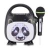 Singimals Kids Karaoke Speaker with Microphone - Unleash Your Child's Inner Superstar, Bluetooth v5.1, 12H Playtime, 5W Speaker, Multicolor LED Lighting, Bam Bam The Panda view 1