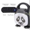 Singimals Kids Karaoke Speaker with Microphone - Unleash Your Child's Inner Superstar, Bluetooth v5.1, 12H Playtime, 5W Speaker, Multicolor LED Lighting, Bam Bam The Panda view 3