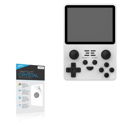 BoxWave Screen Protector Compatible with Petforu POWKIDDY RGB20S Handheld Game Console (3.5") - ClearTouch Crystal (2-Pack), HD Film Skin - Shields from Scratches