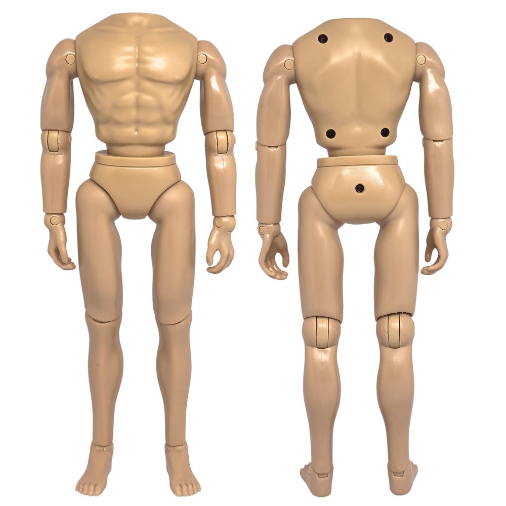 12 Inch 1/6th Scale Super Articulated Type S Male Action Figure Body [Flesh]