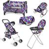 Fash N Kolor 4 Piece Baby Doll Play Set and 6 Piece Disappearing Doll Feeding Set view 3