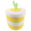 Cabilock Cotton Rope Storage Basket Lid Decorative Organizing Basket for Sundries Toys and Laundry Large Capacity Cotton Rope Bin for Home and Clutter Management view 1