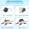 STEM Projects for Kids Ages 8-12 Solar Robot Kit 6-in-1 Space Toys for 10-Year-Old Boy Girl Gift Toys Science Kits Christmas Birthday Gifts for 8 9 10 11 12 Year Old, White view 4