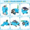 STEM Projects for Kids Ages 8-12 Solar Robot Kit 6-in-1 Space Toys for 10-Year-Old Boy Girl Gift Toys Science Kits Christmas Birthday Gifts for 8 9 10 11 12 Year Old, Blue view 2