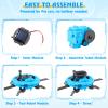 STEM Projects for Kids Ages 8-12 Solar Robot Kit 6-in-1 Space Toys for 10-Year-Old Boy Girl Gift Toys Science Kits Christmas Birthday Gifts for 8 9 10 11 12 Year Old, Blue view 4