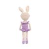 Ballerina Bunny Charlotte Crochet Doll Handmade Amigurumi Plush Toy VAC (Violet) view 4