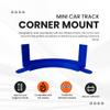 Corner Wall Mount Track Compatible with Hot Wheels | 90 Degree Turn with Removable Adhesive for Mounting to Wall | Made in USA (Inside Curve, 5-Pack) view 2