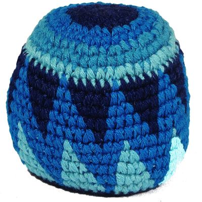 Global Marketplace Hacky Sack - Blue Triangles