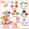 Tea Party Set for Little Girls, Flower Tea Sets Toys for Toddlers Girls Age 3 4 5 6 Year Old, Toddler Kids Kitchen Pretend Play Toys view 2