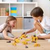 STEM Projects for Kids Ages 8-12 Solar Robot Kit 6-in-1 Space Toys for 10-Year-Old Boy Girl Gift Toys Science Kits Christmas Birthday Gifts for 8 9 10 11 12 Year Old, Yellow view 3