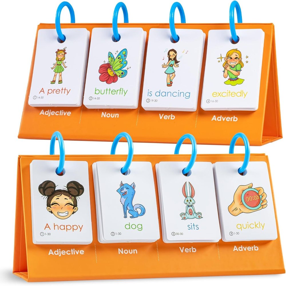 Alened Sentence Building for Kids, Speech Therapy Toys for Toddlers 3-4, Learn to Read Phonics Games, Special Education Homeschool Classroom Supplies