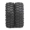 2Pcs/lot RC Rear Twin Tire Wheel Tyre 55mm Dia for WPL D12 1/10 Remote Control Truck D12-010 Aluminum Alloy + Rubber Tires Modification Accessories (Color : A) view 2