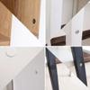 10 Sheets/ 540Pcs Screw Hole Cover Stickers 21mm Dia Self Adhesive Screw Covers Caps PVC Dustproof Sticker Screw Hole Decorative Stickers for Cabinet Shelf Wardrobe Furniture Accessories, White view 4
