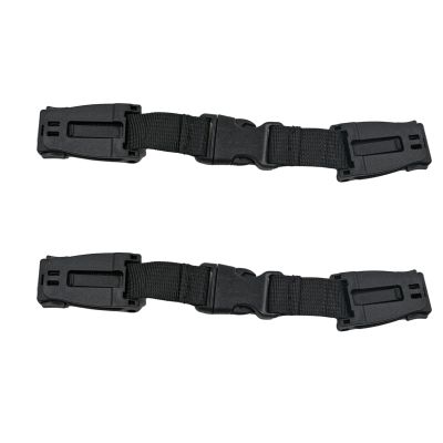 2 Pcs Child Chest Harness,Anti-Slip Baby Chest Guard,Anti Escape Safety Harness Strap Lock,Compatible with Car Seats,Strollers,High Chairs,Baby Carrier,Schoolbags(Black)