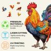 Wooden Puzzles for Adults, Wooden Rooster Puzzle, 270 Pcs Puzzles for Adults, Birthday Gifts for DIY Lover, Wood Puzzle Game (L-14.5 * 11.1in) view 3