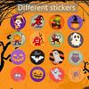 1000 PCS Halloween Stickers, Round Halloween Stickers for Kids Self Adhesive Sticker Roll Labels with Pumpkin, Bat, and Spider, Kid's Stickers Decals for Halloween Praty Decorations view 3