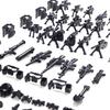 HIMIRICH Weapon Pack Military Accessories Kits Toys, 90+ Pieces Army Battle Gun Toys, Parts Compatible with Mini Figure Brick, Suitable for Ages 6+ view 4