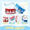 Boao 2 Pcs Kids Drum Set, 8 Inch Toddler Drum Wooden Toy with Adjustable Strap and 4 Drumsticks, Educational Sensory Musical Instrument for Toddlers Kid Baby Boys Girls Gift (Flag) view 3