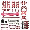 BrewJa Metal Upgrade Adjustable Tie Rod Swing Arm Steering Cup Set of 20 for WLtoys 1/14 144001 144010 144002 RC Car Parts (Color : Black) view 2