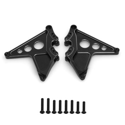 2-Pack Aluminum Rear Shock Tower Compatible for 1/7 Traxxas UDR 85086-4 RC Car Rear Shock Tower Hoops Bracket Mounts Upgrade Parts(Black)
