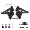 2-Pack Aluminum Rear Shock Tower Compatible for 1/7 Traxxas UDR 85086-4 RC Car Rear Shock Tower Hoops Bracket Mounts Upgrade Parts(Black) view 2