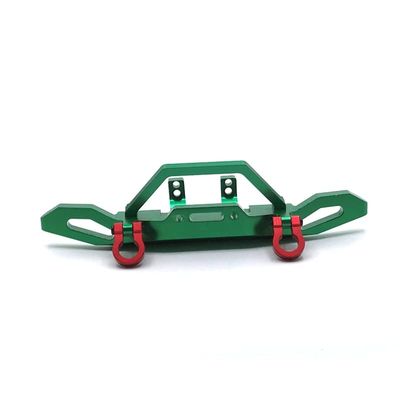 BrewJa Metal Upgrade Modification Front Bumper for WLtoys 1/10 104001 104002 RC Car Parts (Color : Green)