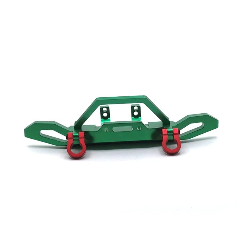 BrewJa Metal Upgrade Modification Front Bumper for WLtoys 1/10 104001 104002 RC Car Parts (Color : Green)
