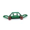 BrewJa Metal Upgrade Modification Front Bumper for WLtoys 1/10 104001 104002 RC Car Parts (Color : Green) view 1